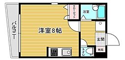 リファレンス高宮 ワンルームの間取図画像