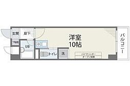 アバンダント84 ワンルームの間取図画像
