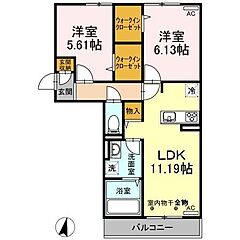 物件の間取り
