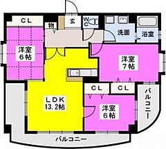 物件の間取り