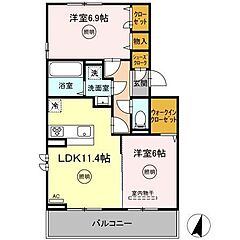 物件の間取り
