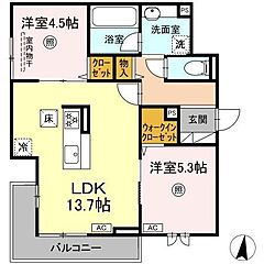 物件の間取り