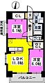 アルページュ西新3階14.3万円