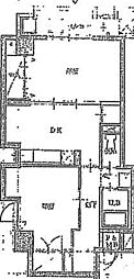 K.ステーション大橋 2DKの間取図画像