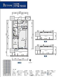 グランフォーレプライム大手門 1LDKの間取図画像