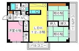 ソフィア 3LDKの間取図画像