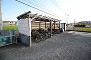 屋根付き駐輪場♪
