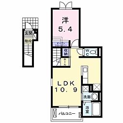 ソフィア.YM2 1LDKの間取図画像