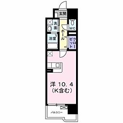ベーシック・グローブ ワンルームの間取図画像