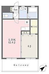 フェルト515 1LDKの間取図画像