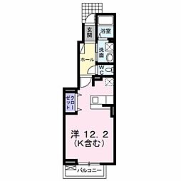メゾン・ド・TAKE ワンルームの間取図画像