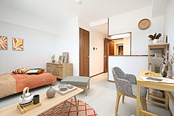 JR豊肥本線 原水駅 徒歩19分の賃貸マンション 2階ワンルームのリビング/ダイニング