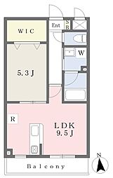 KANON9 1LDKの間取図画像