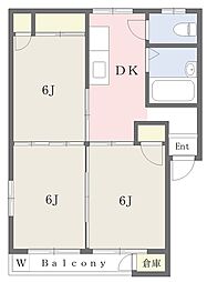 太田ハイツ 3DKの間取図画像