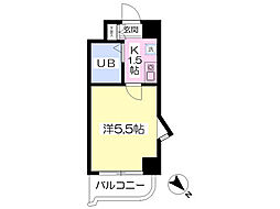 プラザ・大泉学園 1Kの間取図画像