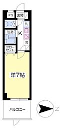 プラザ練馬 1Kの間取図画像
