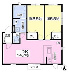 物件の間取り