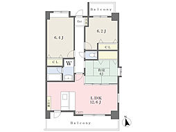 スィプレ・M 3LDKの間取図画像