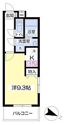 ビラコデマリ 1Kの間取図画像