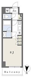 ALIVIO錦糸町 ワンルームの間取図画像