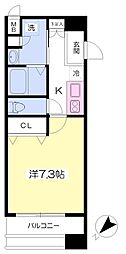 トルチェ元町山手 1Kの間取図画像