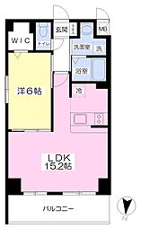 エトワール東三国 1LDKの間取図画像