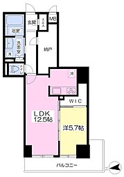 クラヴィーア江坂広芝町 1SLDKの間取図画像
