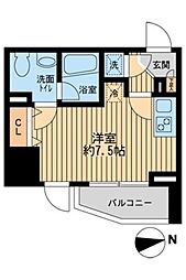 ライブコート草加 ワンルームの間取図画像