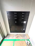 宅配ボックス・建築中です