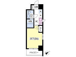 TrumpTower 1Kの間取図画像