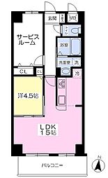エトワール東三国 1SLDKの間取図画像