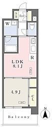 エル・セレーノ武庫之荘 1LDKの間取図画像