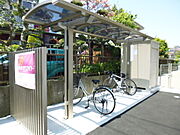 屋根付き駐輪場