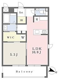 NOVEM 1LDKの間取図画像
