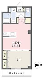 間取図画像 1LDK