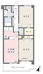 グロービィア 2LDKの間取図画像