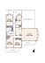 間取り：4LDK（96.82m2）壁芯