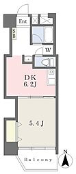 門前仲町東豊エステート 1DKの間取図画像