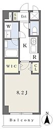 YSA清澄白河 1Kの間取図画像