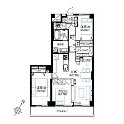 間取図画像 3LDK
