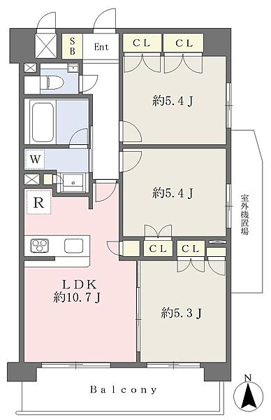 間取りを拡大表示