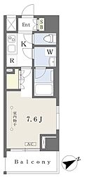 セジョリ浅草桜橋 1Kの間取図画像