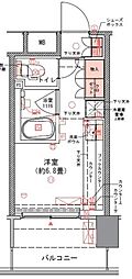 コムレジ赤羽 ワンルームの間取図画像