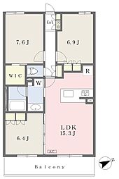 Residenced'東山 3LDKの間取図画像
