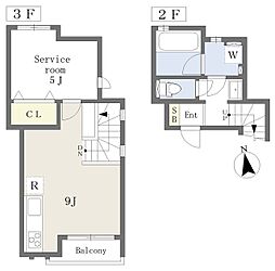 デザインメゾン茶屋町 1LDKの間取図画像