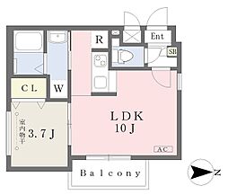 間取図画像 1LDK