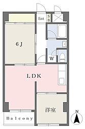 港友MANSION 3DKの間取図画像