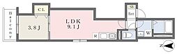Dporteappuye 1LDKの間取図画像