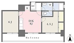 Serie錦綾町 2DKの間取図画像