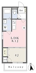 Faseciaforce 1LDKの間取図画像